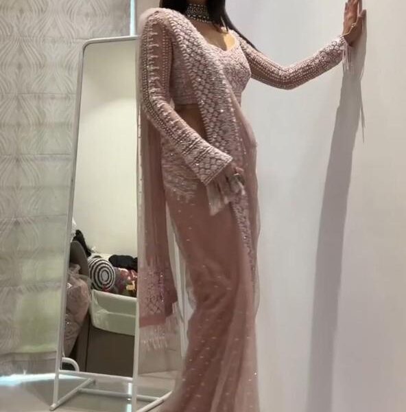 EXCLUSIVE DESIGNER SEQUINS SAREE