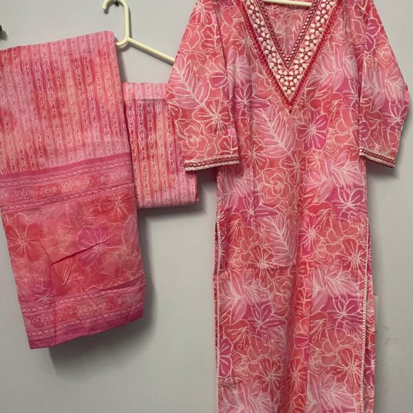 Cotton Straight Fit Suit