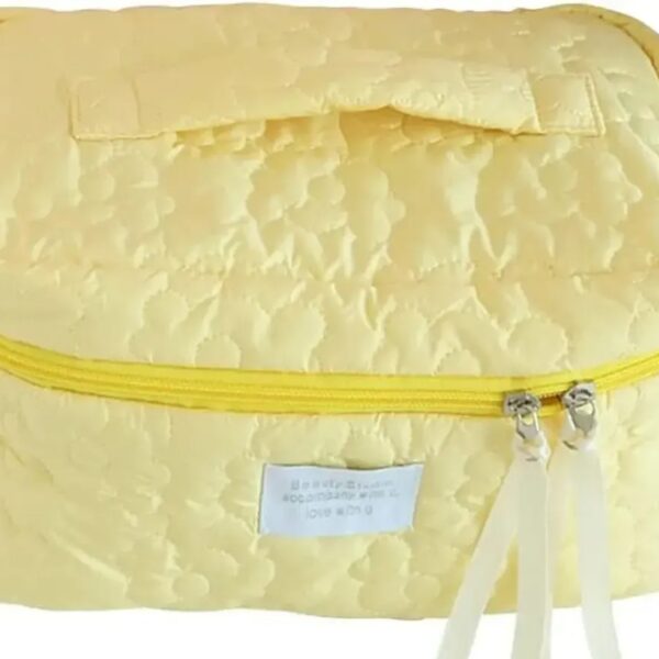 Puffy Quilted Makeup Bag
