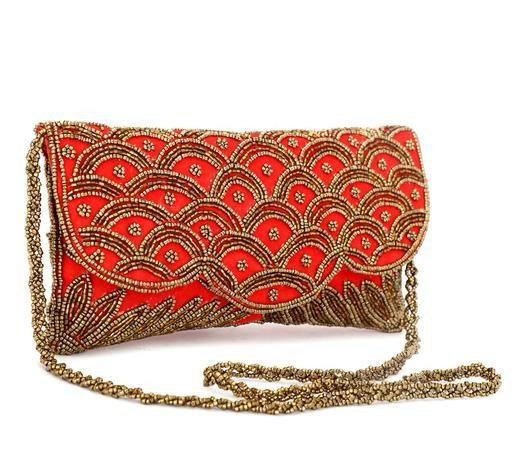 Handmade Embroidery Clutch