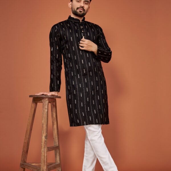 Sequence Embroidery Kurta