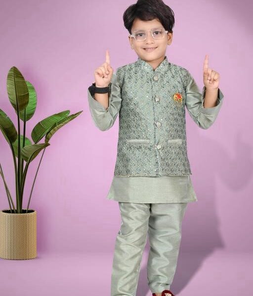Modern Fancy Kids Boys Kurta Sets