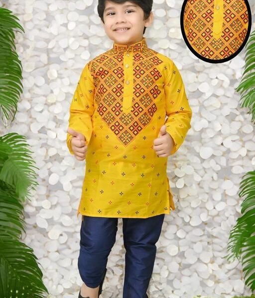Boys Festive & Party Kurta Pajama Set