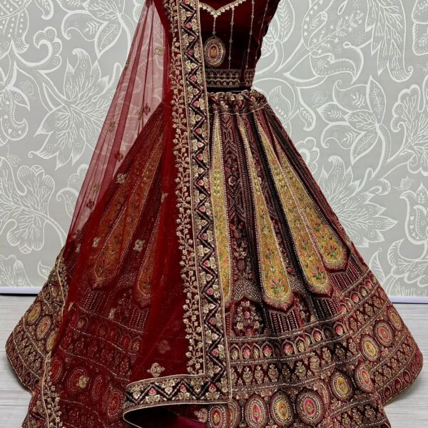Dori and Patch Work Lehenga Choli