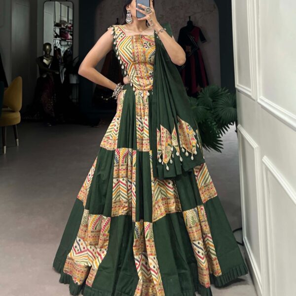 Printed Cotton Lehenga for Celebration