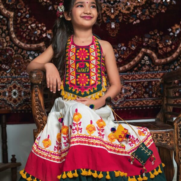 Cotton Garba Dress for Girls