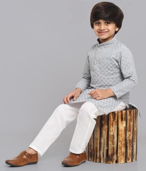 Boys Cotton Stylish Kurta Pajama