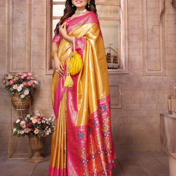 Premium  Banarasi Tissue Silk  Saree